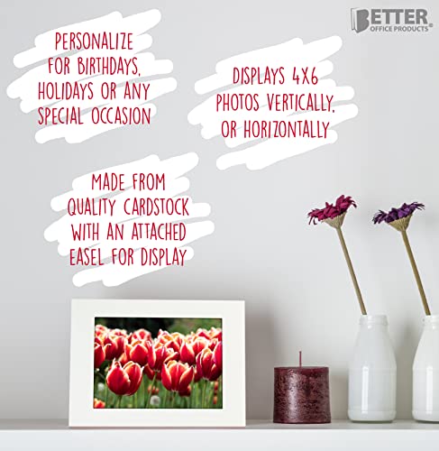 50 Pack Heavy Cardstock Picture Frames for VIPs