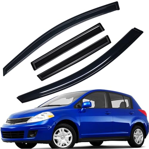 VIP Dark Smoke Window Visor Rain Guard Set