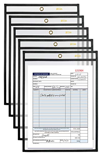 VIP Event Ticket Holders, 9x12 Clear, Stitched 25-Pack