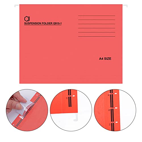 32 Pack Colored Hanging File Folders Organizer