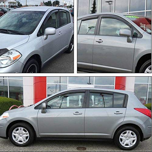 VIP Dark Smoke Window Visor Rain Guard Set