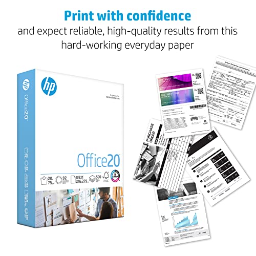 HP Printer Paper 8.5x11 3 Ream Case 1500 Sheets