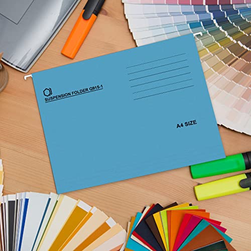 32 Pack Colored Hanging File Folders Organizer