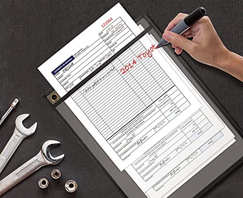 VIP Event Ticket Holders, 9x12 Clear, Stitched 25-Pack