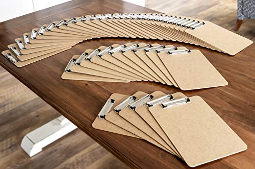 30 Pack of Eco-Friendly Clipboards by Office Solutions