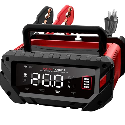 VIP Lithium Car Battery Charger, Smart Trickle Charger