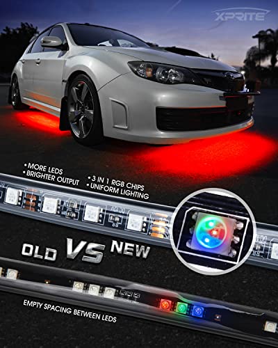 Xprite VIP Car Neon Accent Lights Kit with Remote