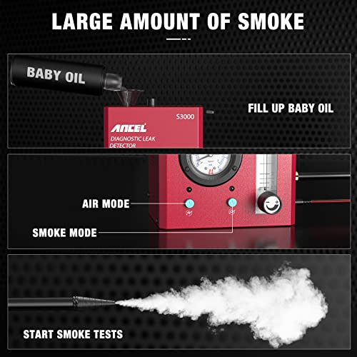 ANCEL S3000 Smoke Machine Leak Detector for Vehicles