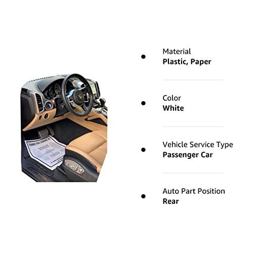 Heavy Duty Automotive Floor Mats (Case of 250)