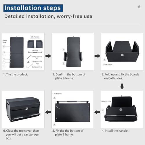 VIP Car Trunk Organizer with Lid and Handle