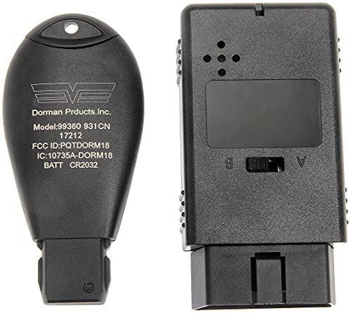 Customizable Dorman Keyless Entry Transmitter for VIP Vehicles