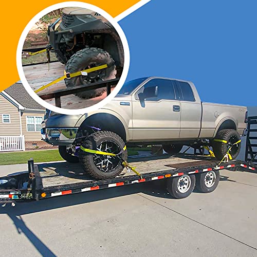 VIP Heavy Duty Car Tie Down Kit - 4 Pack