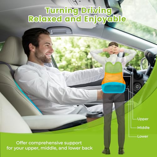 Dreamer Lumbar Support Pillow for Driving - Black