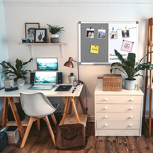 VIP Magnetic Whiteboard Combination Fabric Pin Board Kit