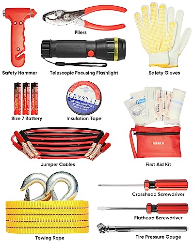 VIP Car Emergency Kit with Warning Light