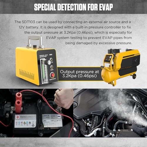 12V Car Smoke Leak Detector & EVAP Machine