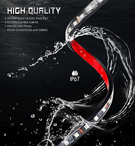 Xprite VIP Car Neon Accent Lights Kit with Remote