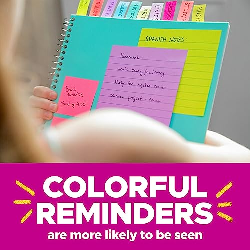 VIP Collection: Post-it Notes, 3x3", Bright Colors, 18 Pads