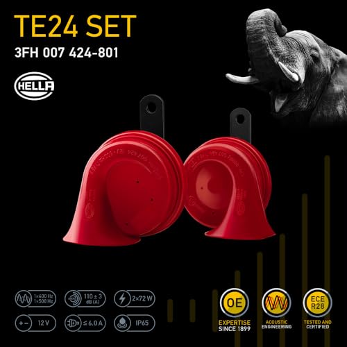 VIP Twin Trumpet High/Low Tone 12V Horn Kit