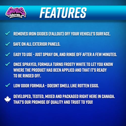 VIP Iron Remover Car Detailing Spray [1 Gallon]