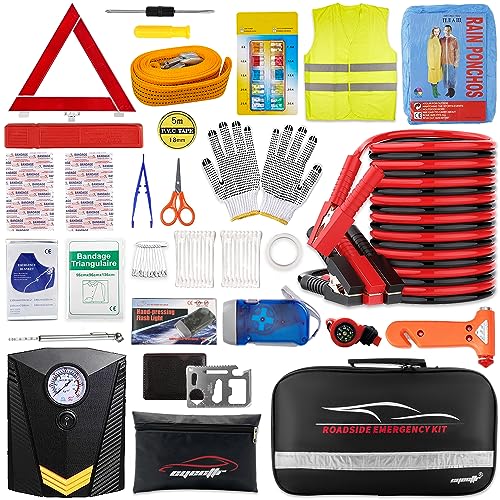 VIP Car Emergency Kit with Jumper Cables