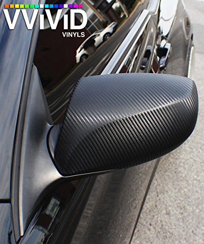 Black Carbon Fiber Cast Decal Wrap Vinyl 100sq ft