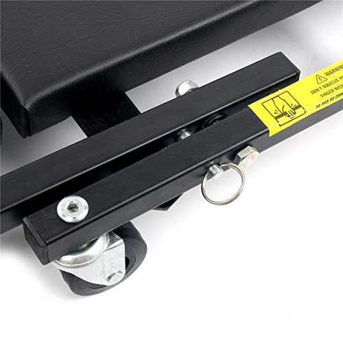 Black Foldable Z Creeper for VIP Shopping 330 LBS