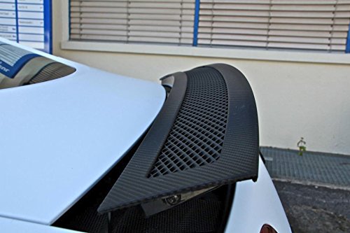 Black Carbon Fiber Cast Decal Wrap Vinyl 100sq ft