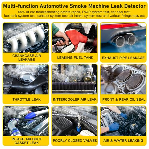SOLARY Smoke Machine VIP Automotive Leak Detector Kit