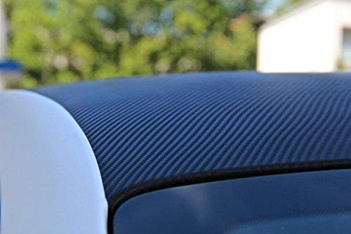 Black Carbon Fiber Cast Decal Wrap Vinyl 100sq ft