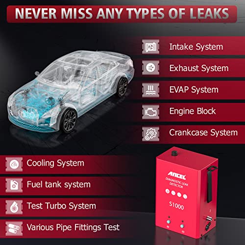 ANCEL S1000 Automotive Evap Smoke Machine VIP Shopping