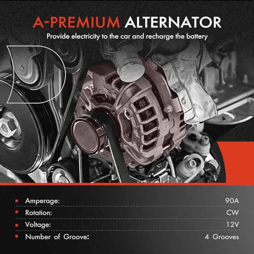 VIP A-Premium Alternator for Smart Fortwo 2008-2016 1.0L