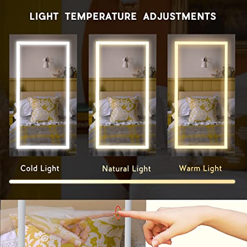 VIP LED Jewelry Armoire with Wall/Door Mirror Organizer