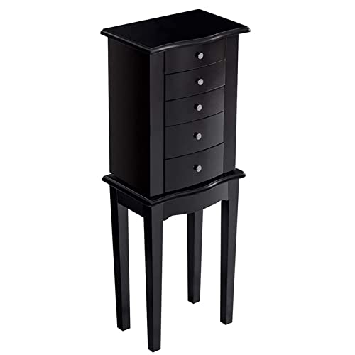 Giantex 33" Tall Jewelry Armoire Cabinet With Mirror