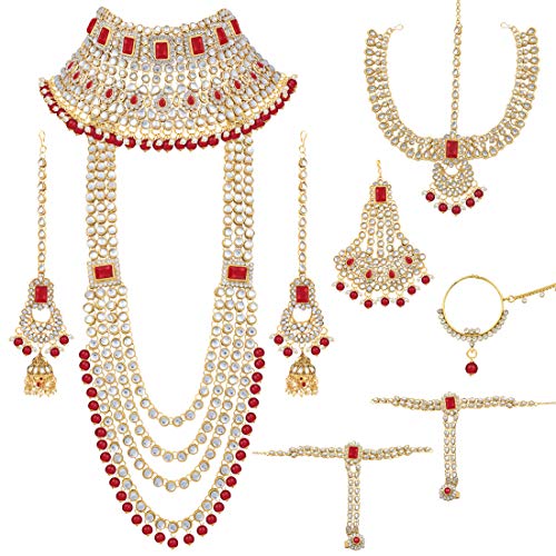 Aheli Indian Heavy Bridal Jewelry Set