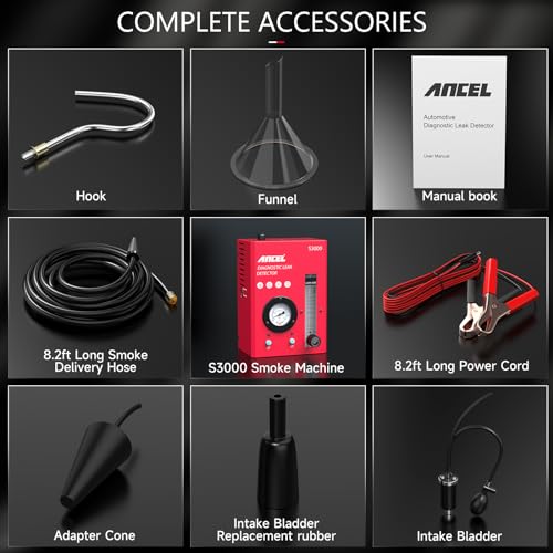 ANCEL S3000 Plus Automotive Smoke Machine Leak Tester VIP