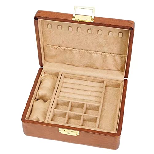Vintage wooden jewelry box for men and women