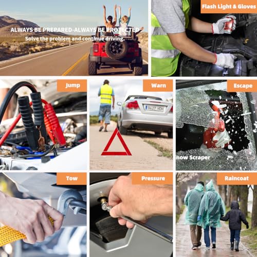 VIP Car Emergency Kit with Jumper Cables