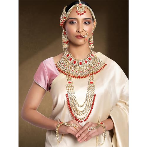 Aheli Indian Heavy Bridal Jewelry Set