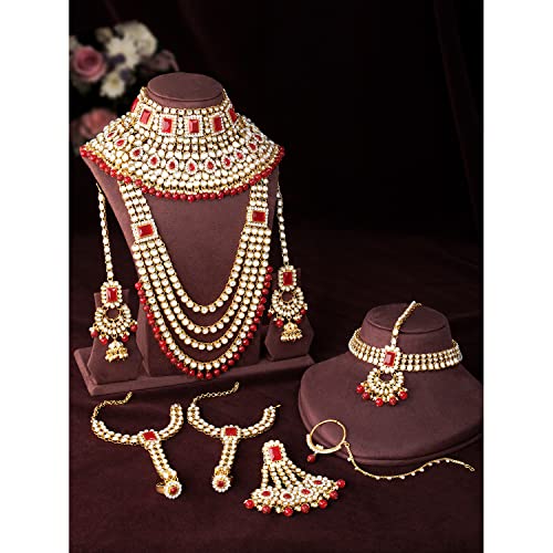 Aheli Indian Heavy Bridal Jewelry Set