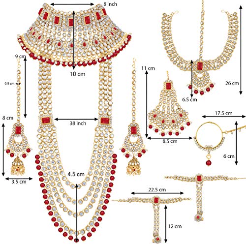 Aheli Indian Heavy Bridal Jewelry Set