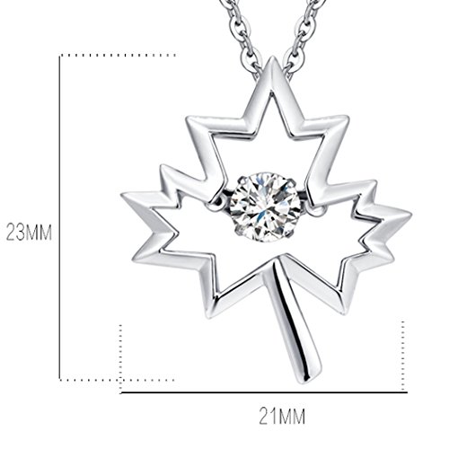 Canadian Maple Leaf Necklace Pendant VIP Jewelry