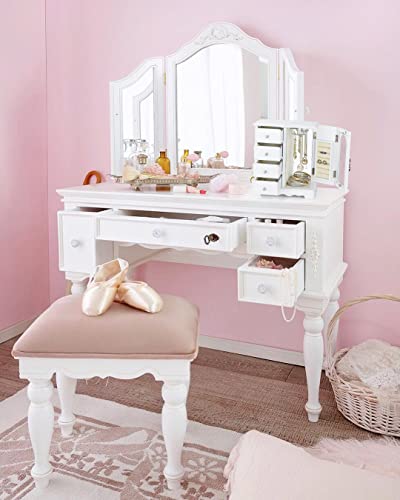 RR ROUND RICH DESIGN Jewelry Box with 4 Drawers