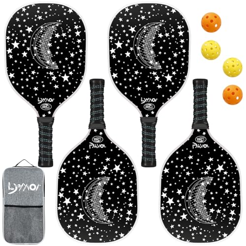 Lymor Wooden Pickleball Paddles Set for VIP Shoppers