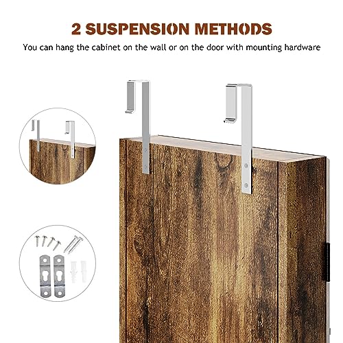 DlandHome VIP Jewelry Armoire Organizer with Mirror & Drawers