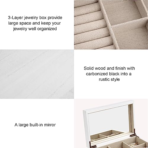 Vintage Style Jewelry Box Organizer for Women