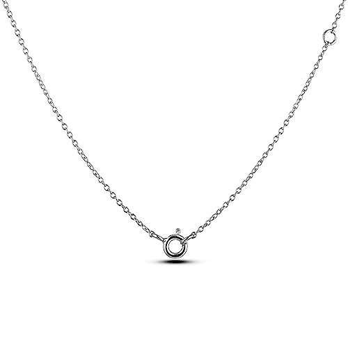 VIP Sterling Silver Diamond Letter Necklace Initial H