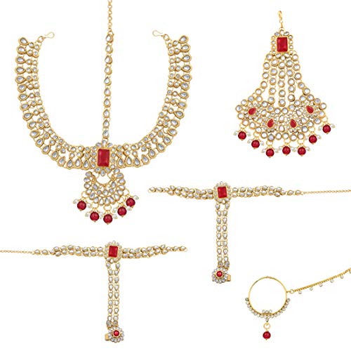Aheli Indian Heavy Bridal Jewelry Set