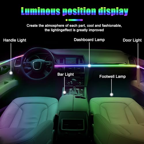 VIP Car Interior Ambient Lights, 128 Color LED Strip
