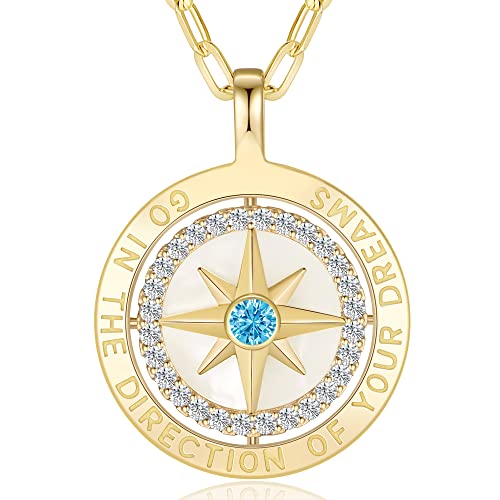 LOUISA SECRET S925 Sterling Silver Birthstone Necklace